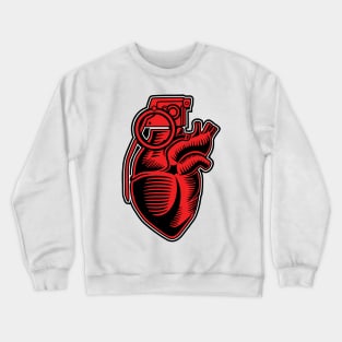 I Love Grenades Crewneck Sweatshirt